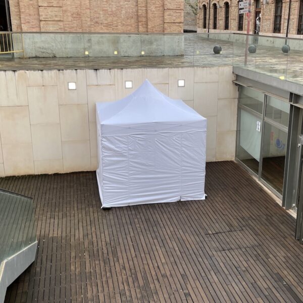 CARPA PLEGABLE 3x3m BLANCA