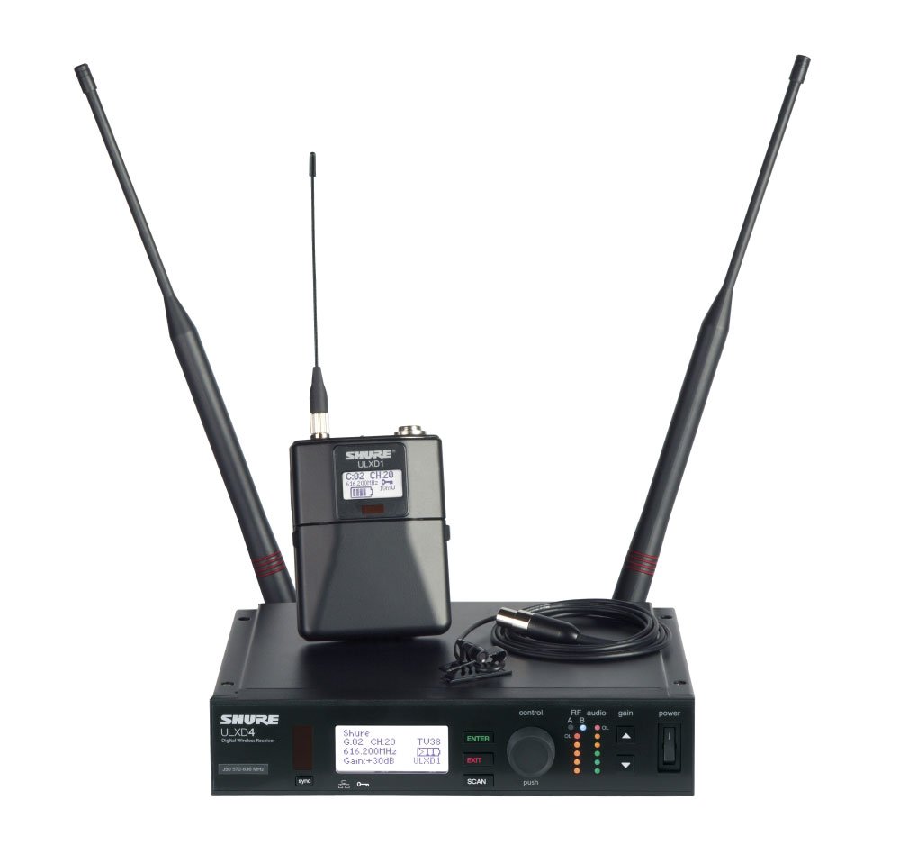 SISTEMA SHURE ULX con micro de diadema (662-698 MHZ)